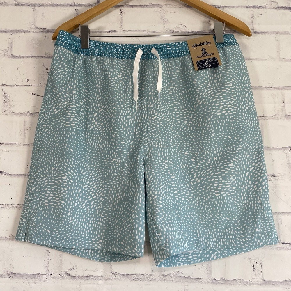Chubbies Swim Trunks Youth XL Elastic Waist 6" Inseam 18/20 Mesh Liner NWT